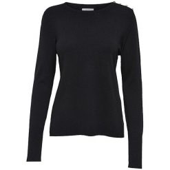 ONLY Damski sweter Dina L / S Pullover Knt Noos Black (rozmiar XS). Czarne swetry damskie ONLY, s, bez wzorów, bez rękawów, bez kaptura. W wyprzedaży za 66,00 zł.