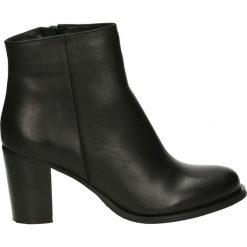 Botki - MICHELA13 NER. Czarne botki damskie skórzane marki Venezia. Za 459,00 zł.