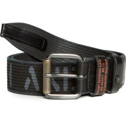 Pasek AERONAUTICA MILITARE Czarny. Czarne paski męskie marki Aeronautica Militare, w paski, militarne. Za 550,00 zł.