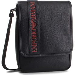 Saszetka EMPORIO ARMANI - Y4M175 YG89J 83191 Black. Czarne torby męskie skórzane Emporio Armani, bez wzorów, ze skóry ekologicznej, młodzieżowe. Za 749,00 zł.