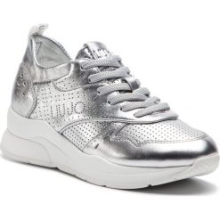 Sneakersy LIU JO - Karlie 14 B19009 P0291 Silver 00532. Szare półbuty damskie Liu Jo, ze skóry. Za 799,00 zł.