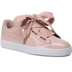 Sneakersy PUMA - Basket Heart Patent Wn's 363073 11 Peach Beige/Peach Beige. Różowe półbuty damskie Puma, ze skóry ekologicznej. W wyprzedaży za 239,99 zł.