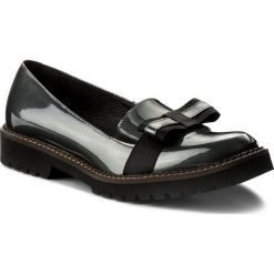 Półbuty SOLO FEMME - 71601-01-E70/000-03-00 Antracyt. Szare półbuty damskie Solo Femme, na co dzień, bez wzorów, ze skóry, bez obcasa, na obcasie, bez zapięcia. W wyprzedaży za 219,00 zł.