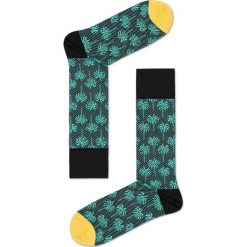 Happy Socks - Skarpety. Żółte skarpetki męskie Happy Socks, bez wzorów, z elastanu. W wyprzedaży za 59,90 zł.