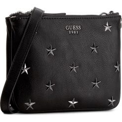 Torebka GUESS - Bradyn (VN) Mini-Bag HWVN66 89700 BLA. Czarne listonoszki damskie marki Guess, z aplikacjami. W wyprzedaży za 239,00 zł.
