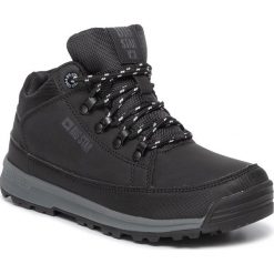 Trekkingi BIG STAR - EE274816 Black. Czarne półbuty damskie BIG STAR, na co dzień, bez wzorów, ze skóry ekologicznej, retro, bez obcasa, na płaskiej podeszwie, bez zapięcia. W wyprzedaży za 149,00 zł.