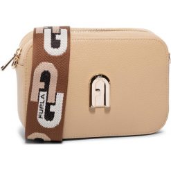 Torebka FURLA - Sleek 1057283 B BAHL W64 Sand h/Toni. Brązowe listonoszki damskie Furla, bez wzorów, ze skóry, bez dodatków. Za 1129,00 zł.