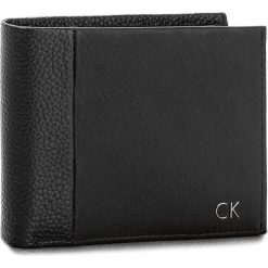 Portfele męskie: Duży Portfel Męski CALVIN KLEIN BLACK LABEL – New Nathan 5Cc + Coin K50K503565 001