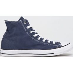 Converse - Trampki Chuck Taylor All Star. Niebieskie trampki męskie Converse, bez wzorów, z materiału, retro, na sznurówki. Za 299,90 zł.