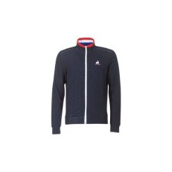 Bluzy Le Coq Sportif TRICOLORE FZ FLEECE. Niebieskie bluzy męskie le coq sportif, s, bez wzorów, bez kołnierzyka, bez rękawów, bez kaptura. Za 300,30 zł.