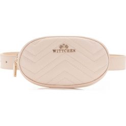 Nerka 86-4E-222-9. Brązowe nerki damskie Wittchen, w paski, eleganckie, pikowane, bez dodatków. Za 179,10 zł.