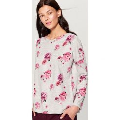 Dzianinowy sweter w kwiaty - Szary. Szare bez kategorii Mohito, s, w kwiaty, z dzianiny. W wyprzedaży za 39,99 zł.