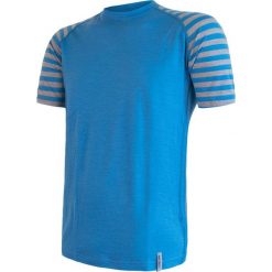 Sensor koszulka męska Merino Active M, niebieski. Niebieskie koszulki męskie termoaktywne Sensor, s, bez wzorów, z wełny, z krótkim rękawem. Za 239,00 zł.