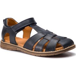 Sandały FRODDO - G3150139 S Dark Blue. Niebieskie sandały chłopięce marki Froddo, ze skóry, bez zapięcia. Za 279,00 zł.