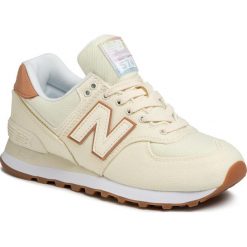 Sneakersy NEW BALANCE - WL574SCB Beżowy. Brązowe półbuty damskie New Balance, ze skóry ekologicznej. Za 349,00 zł.