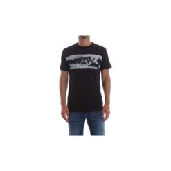 T-shirty z krótkim rękawem G-Star Raw D11689 336 TAIRI. Czarne t-shirty męskie G-Star RAW, s, bez wzorów, retro, bez kołnierzyka, krótkie. Za 107,63 zł.