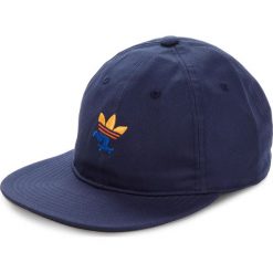 Czapka z daszkiem adidas - Push Snap Back DH2579 Conavy. Niebieskie czapki z daszkiem męskie Adidas, z bawełny. W wyprzedaży za 129,00 zł.