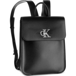 Plecak CALVIN KLEIN JEANS - Ckj Monogram Hw Backpack K60K605787 BDS. Czarne plecaki damskie Calvin Klein Jeans, bez wzorów, z jeansu, eleganckie, bez dodatków. Za 699,00 zł.