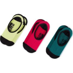 Zestaw 3 par stopek męskich VANS - Classic Super No VN000XS9TCY1 Sunny Lime. Różowe skarpetki męskie marki Vans, bez wzorów, z elastanu. Za 59,00 zł.