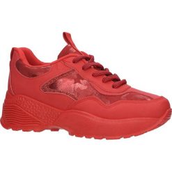 Czerwone buty sportowe sneakersy sznurowane Casu 7-K591C. Czerwone buty sportowe damskie Casu. Za 69,99 zł.
