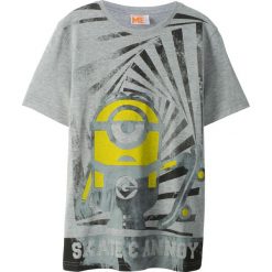 Odzież chłopięca: T-shirt „MINIONS” bonprix jasnoszary melanż