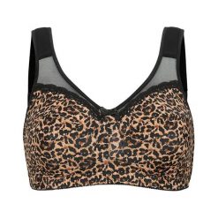 Cellbes Biustonosz w cętki czarny female ze wzorem/czarny 75B. Czarne biustonosze sportowe damskie Cellbes, bez wzorów. Za 119,00 zł.