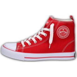 Czerwone trampki damskie AMERICAN 9120-6. Czerwone trampki i tenisówki damskie . W wyprzedaży za 49,00 zł.