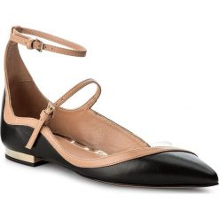 Półbuty ELISABETTA FRANCHI - SA-67L-77E2-V332 Nero/Rosa Antic 698. Brązowe półbuty damskie skórzane marki Elisabetta Franchi, na płaskiej podeszwie. W wyprzedaży za 939,00 zł.