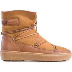 Buty MOON BOOT PULSE LOW SHEARLING Brązowy. Brązowe koturny damskie marki Moon Boot, bez obcasa, na koturnie, bez zapięcia. W wyprzedaży za 540,00 zł.