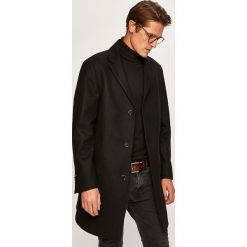 Pierre Cardin - Płaszcz. Czarne płaszcze męskie Pierre Cardin, l, bez wzorów, z poliesteru, klasyczne, bez kaptura. W wyprzedaży za 499,90 zł.