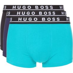 BOSS 3-pack Bokserki Czarny Niebieski. Niebieskie bokserki męskie Boss, bez wzorów, z elastanu. Za 187,95 zł.