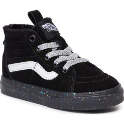 Sneakersy VANS - Sk8-Hi Zip VN0A4BV1V3S1 (Me) Glitter Sidewall/Blk. Czarne trampki chłopięce Vans, bez wzorów, ze skóry, bez zapięcia. W wyprzedaży za 169,00 zł.
