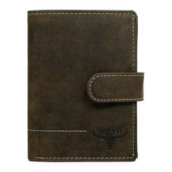Portfel męski skórzany Buffalo Wild N4L-H-1. Pomarańczowe portfele męskie BUFFALO WILD, bez wzorów, ze skóry. Za 59,90 zł.