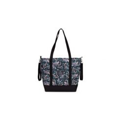 Torba na zakupy Secret Garden Czarny. Czarne torby damskie na zakupy MAKASZKA, z nadrukiem, z poliesteru, eleganckie, na ramię, małe, z nadrukiem, bez dodatków. Za 159,00 zł.