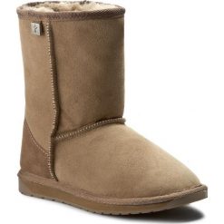 Buty EMU AUSTRALIA - Platinum Stinger Lo WP10002 Mushroom. Brązowe kozaki damskie EMU Australia, ze skóry, na niskim obcasie. W wyprzedaży za 449,00 zł.