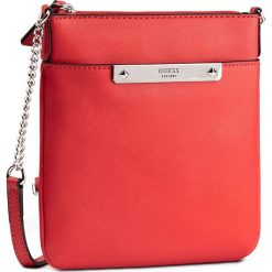 Saszetka GUESS - Britta (VY) Mini-Bag HWVY66 93700 LVA. Czerwone listonoszki damskie marki Guess, z aplikacjami. W wyprzedaży za 199,00 zł.
