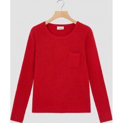 Sweter w kolorze czerwonym. Czerwone swetry damskie Rodier, z wełny, klasyczne. W wyprzedaży za 169,95 zł.