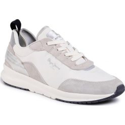 Sneakersy PEPE JEANS - N22 Summer PMS30624 Optic White 802. Białe sneakersy męskie Pepe Jeans, na co dzień, bez wzorów, z jeansu, klasyczne, bez zapięcia. W wyprzedaży za 269,00 zł.