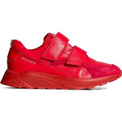 Buty BOGNER MALAGA 2 A. Czerwone buty sportowe damskie Bogner, bez wzorów, ze skóry, sportowe. Za 1280,00 zł.