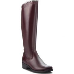 Kozaki EVA MINGE - Aljarafe 4S 18SM1372500EF 134. Czerwone bez kategorii marki Eva Minge, ze skóry, przed kolano, na wysokim obcasie. W wyprzedaży za 449,00 zł.