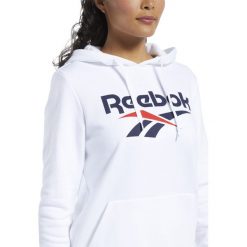 DAMSKA BLUZA REEBOK VECTOR HOODIE (M). Bluzy damskie Reebok, m, bez wzorów, bez rękawów, bez kaptura. Za 199,99 zł.