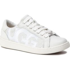 Sneakersy UGG - W Milo Graphic 1099898 Wht. Białe półbuty damskie Ugg. W wyprzedaży za 369,00 zł.