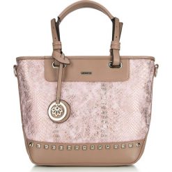 Torebka damska 87-4Y-769-P. Czerwone shopper bag damskie Wittchen, z motywem zwierzęcym. Za 289,00 zł.
