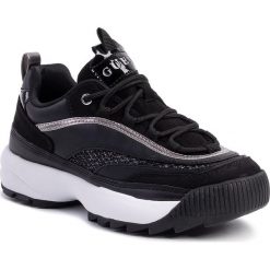 Sneakersy GUESS - Kaysie5 FL5KAY ELE12 BLACK. Czarne półbuty damskie Guess, ze skóry ekologicznej. Za 449,00 zł.