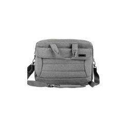 Torba do laptopa Modecom Charlotte 15 szara. Szare torby na laptopa marki Modecom, bez wzorów, z materiału, biznesowe. Za 59,99 zł.