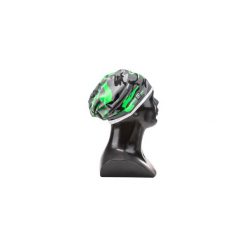 Czapka męska H026 - zielona/moro. Zielone czapki męskie Ombre Clothing, z bawełny. Za 14,99 zł.