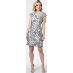 Apriori - Sukienka damska, szary. Szare sukienki damskie Apriori, bez wzorów, z materiału, eleganckie, bez kołnierzyka, bez rękawów. Za 499,95 zł.
