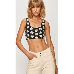 Levi's - Top. Czarne bluzki damskie Levi's®, s, bez wzorów, z elastanu, casualowe, z okrągłym kołnierzem, bez rękawów. W wyprzedaży za 89,90 zł.