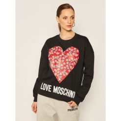 Bluza LOVE MOSCHINO W640401M 4055. Czerwone bluzy damskie Love Moschino, m, bez wzorów, bez rękawów, bez kaptura. Za 779,00 zł.