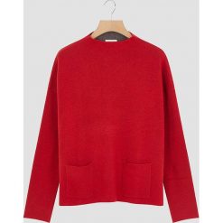 Sweter w kolorze czerwonym. Czerwone swetry damskie Rodier, m, klasyczne. W wyprzedaży za 159,95 zł.